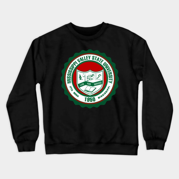 Mississippi Valley State 1950 University Apparel Crewneck Sweatshirt by HBCU Classic Apparel Co